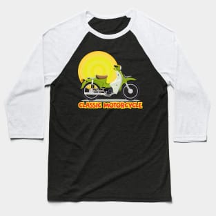 Classic Motorcycle Baseball T-Shirt